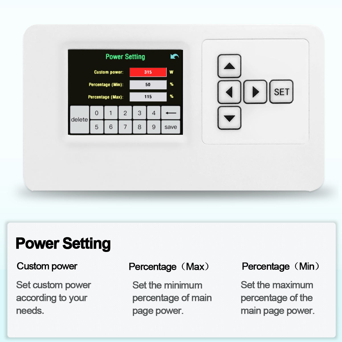 SAMPHON Dimming Controller Timer DC 0-10V LEDs Dimmer Custom Power Value with Temperature Protection Switch for Commercial Plant LED Grow Lights